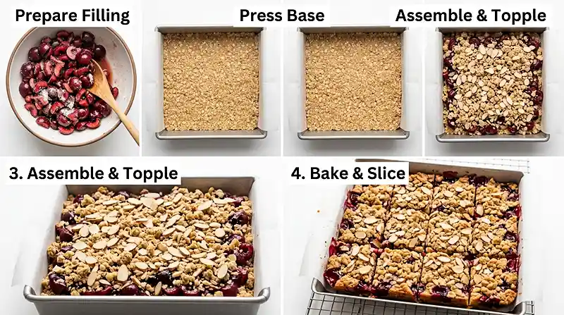 almond crumble dessert