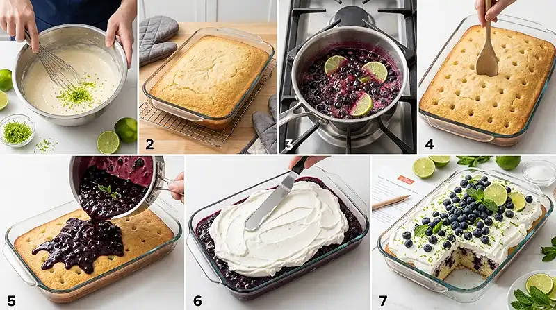 blueberry mojito cake