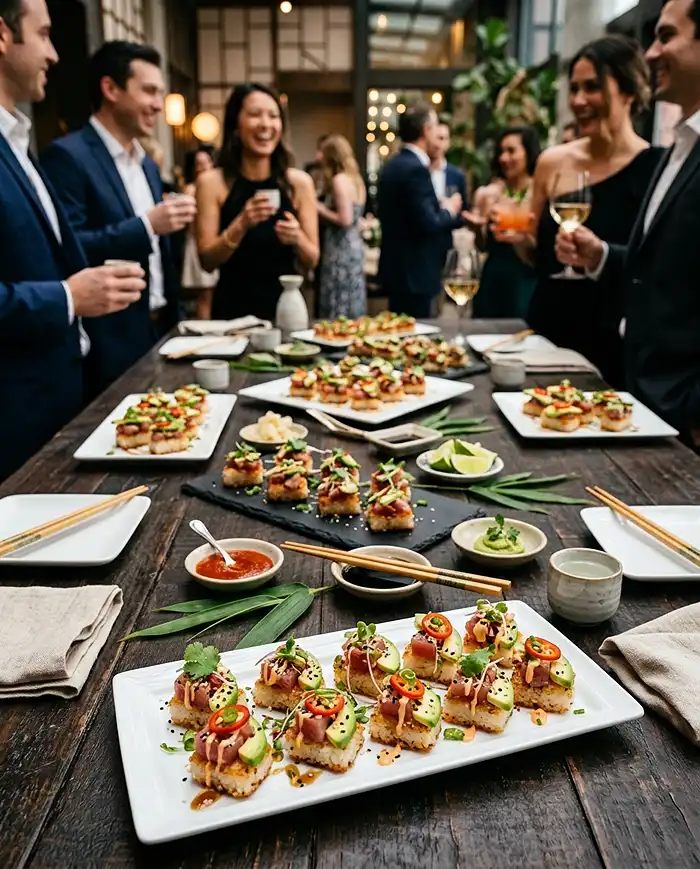 crispy rice appetizer