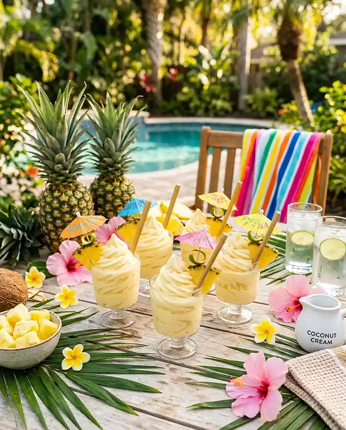 Gluten-Free Dairy-Free Dole Whip Cups 4 frozen summer treat