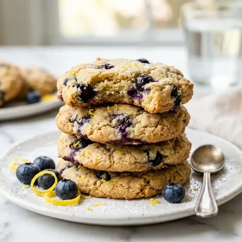 gluten-free Lemon Blueberry Sheet Cookies