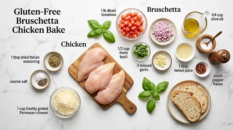 gluten free bruschetta chicken