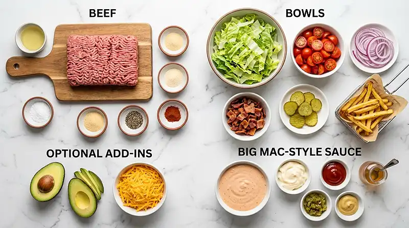 gluten free burger salad