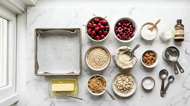 gluten-free cherry bars