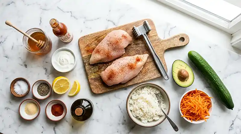 gluten-free chicken bowls