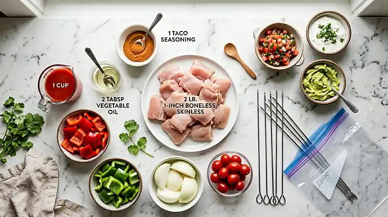gluten-free chicken kebabs