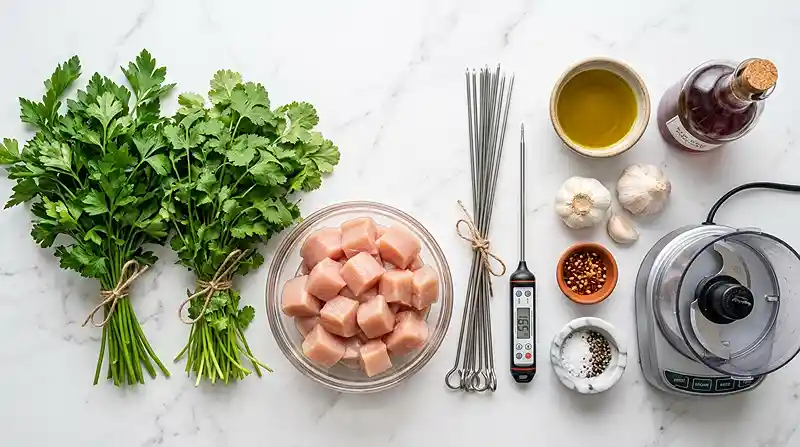 gluten-free chicken skewers