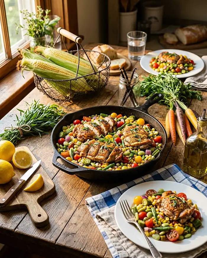 gluten free chicken skillet