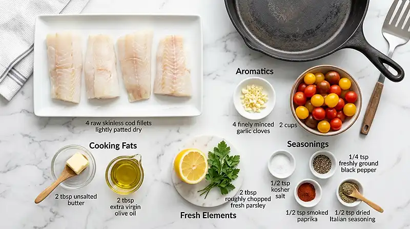 Gluten-Free Garlic Butter Cod 2 gluten free cod dinner