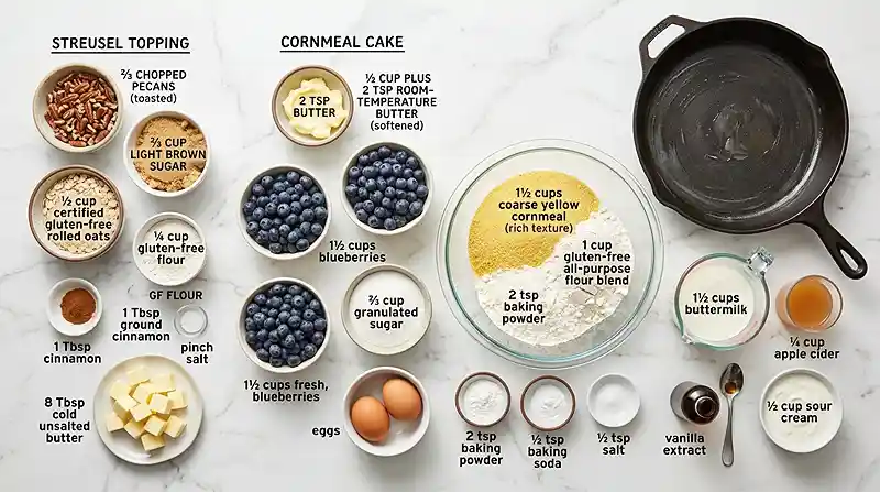 Gluten-Free Blueberry Cornbread Coffee Cake 2 gluten-free coffee cake