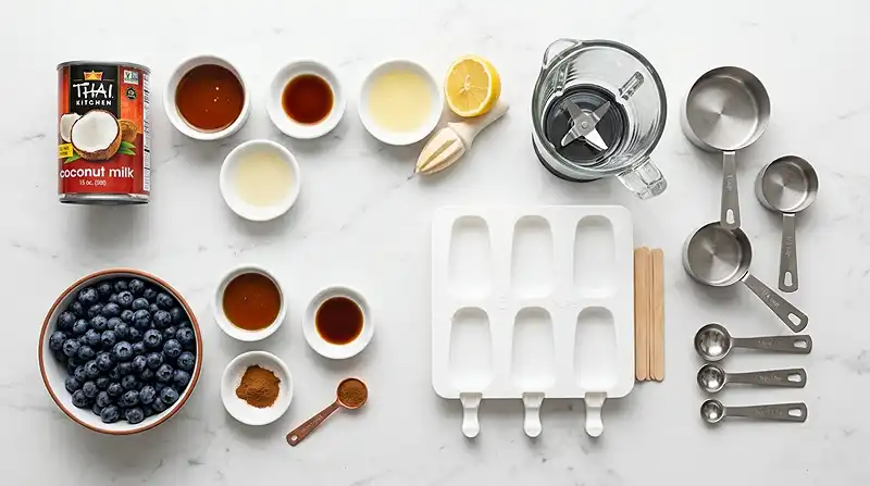 Gluten-Free Blueberry Lemon Coconut Pops 2 gluten free dairy free popsicles