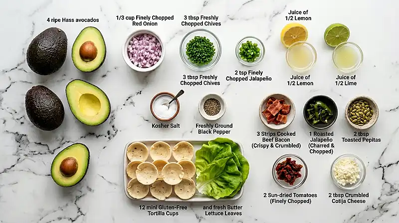 gluten free guacamole appetizer