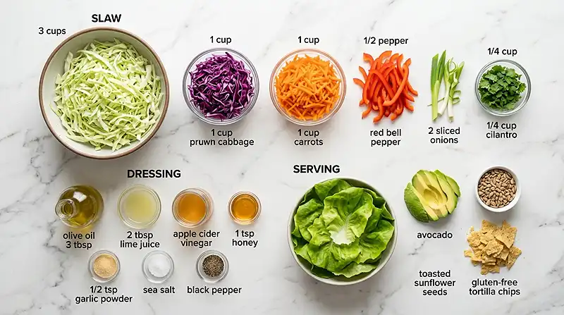 gluten free slaw cups