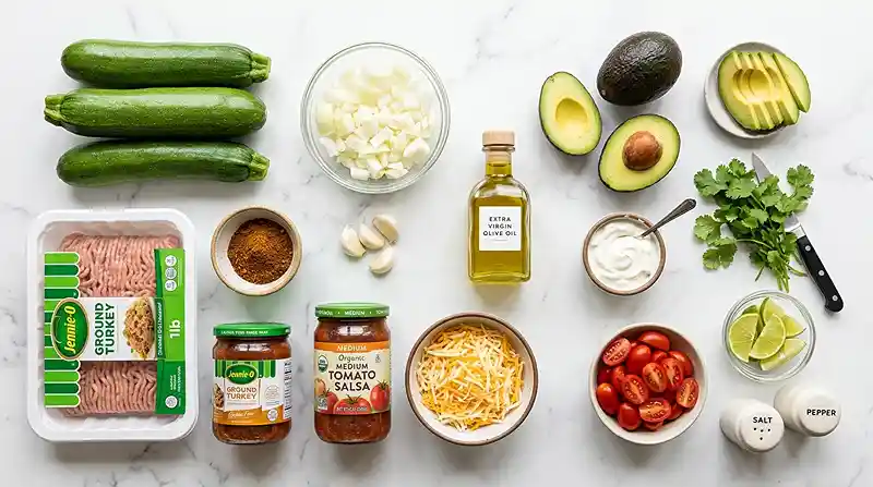 gluten-free zucchini boats