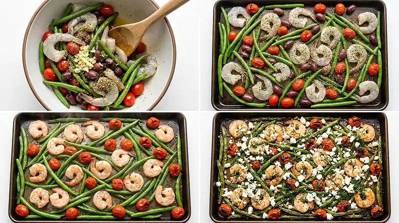 Gluten-Free Greek Sheet Pan Shrimp 3 greek sheet pan meal