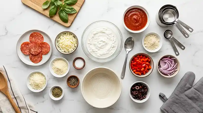 Gluten-Free Cottage Cheese Pizza Bowls 2 high protein gluten-free lunch bowl