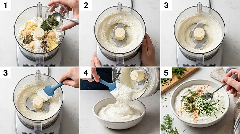 Gluten-Free Whipped Cottage Cheese Ranch Dip 3 high protein snack