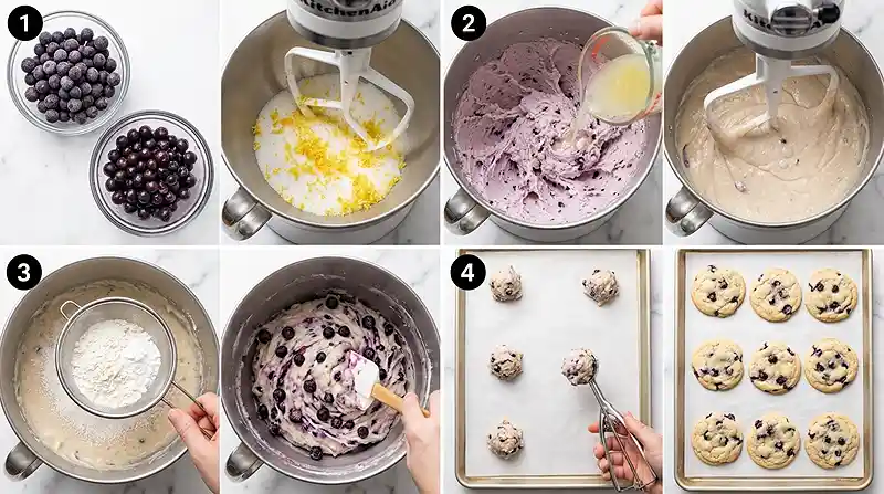 lemon blueberry dessert