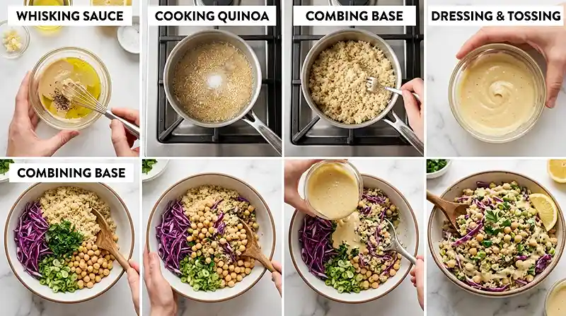 lemon tahini meal prep