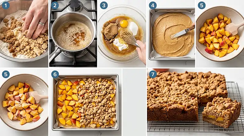 Gluten-Free Brown Butter Peach Crumb Cookies 3 peach crumb cookies