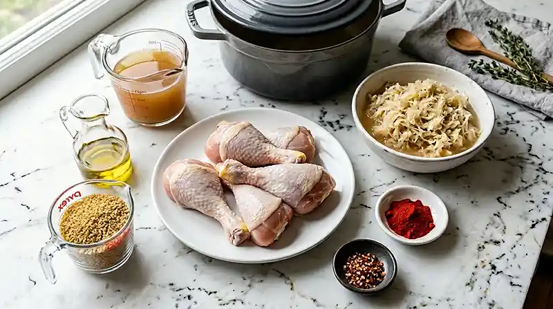 recipes with sauerkraut and chicken