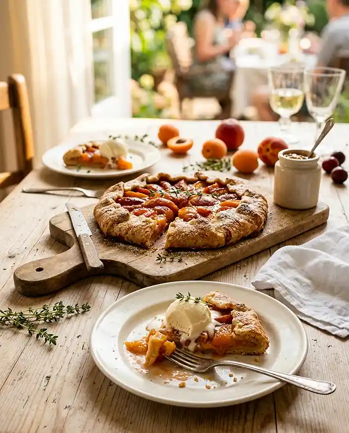rustic fruit tart