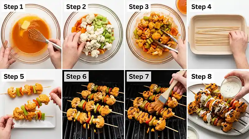 skewered appetizer
