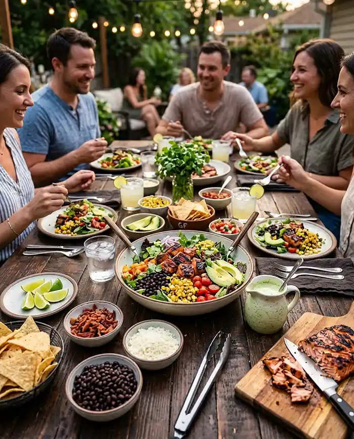 summer salad meal