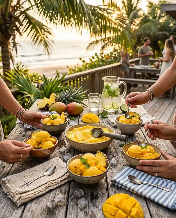 tropical frozen treat