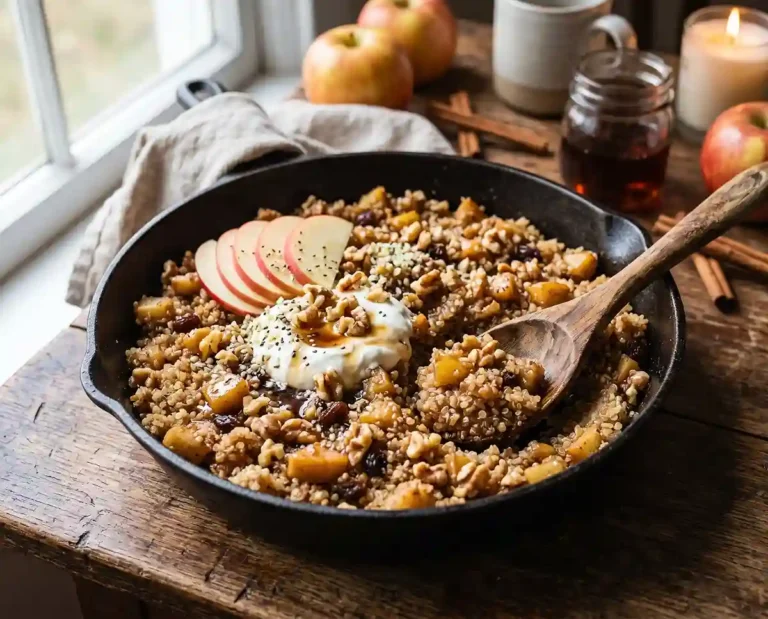 Apple Cinnamon Quinoa Breakfast Skillet