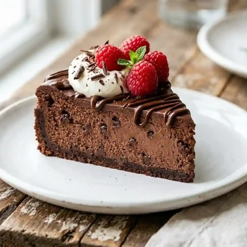 Brownie Batter Cottage Cheese Cheesecake 5 Brownie Batter Cottage Cheese Cheesecake