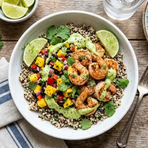 Cilantro Lime Shrimp Quinoa Bowls 5 Cilantro Lime Shrimp Quinoa Bowls