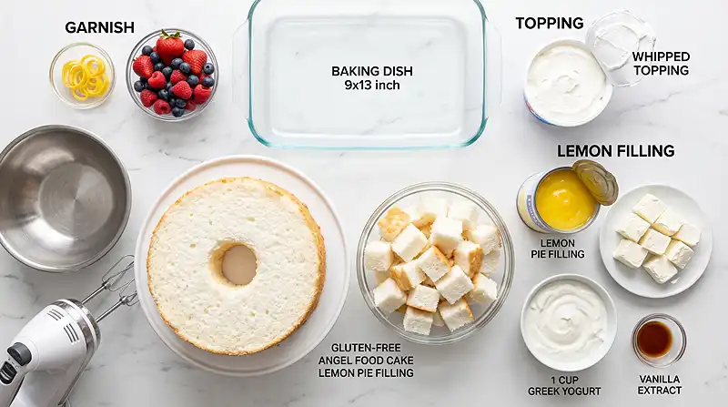 Angel Food Cake Lemon Pie Filling 2 Classic Angel Food Cake Recipe