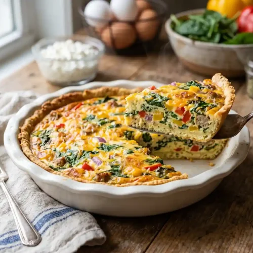 Cottage Cheese Wrap Quiche Recipe