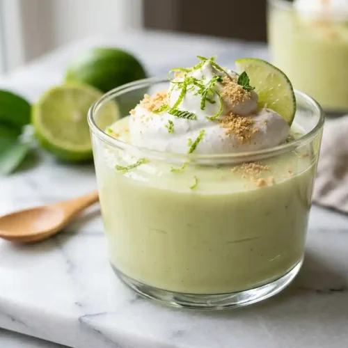 Dairy-Free Key Lime Pudding Cups
