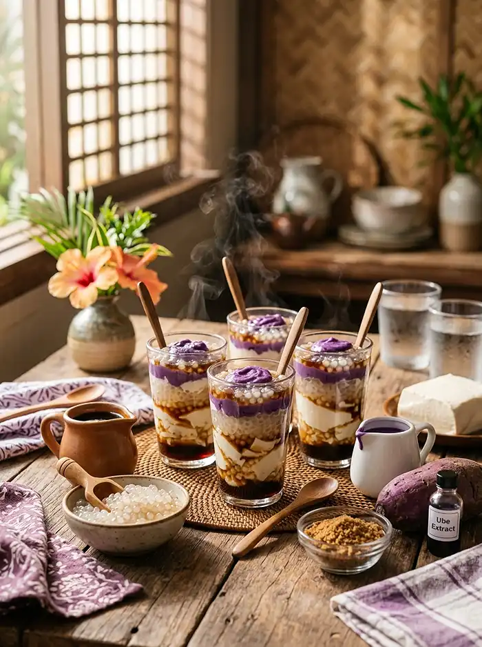 Gluten-Free Ube Taho Recipe 4 Filipino Ube Taho Recipe