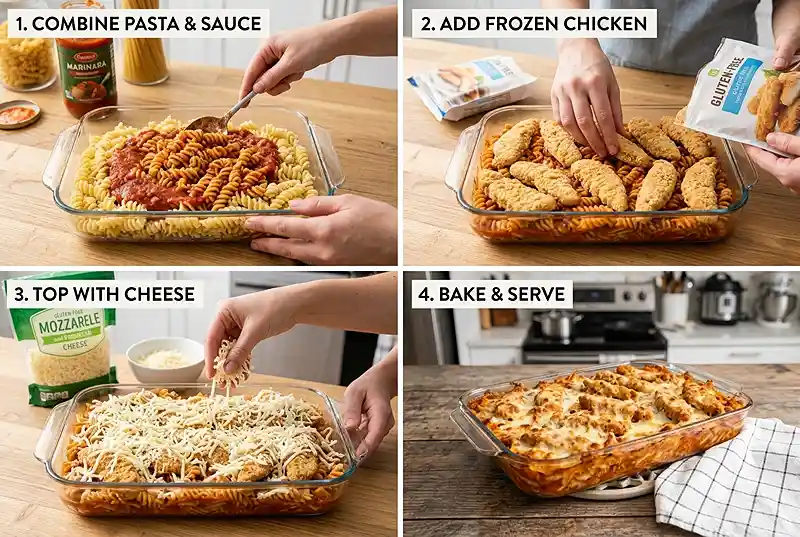 Gluten-Free Frozen Chicken Tender Casserole 3 Frozen Chicken Tender Casserole