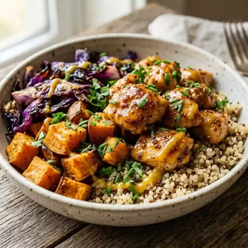 GF Honey Mustard Chicken Crunch Bowls 5 GF Honey Mustard Chicken Crunch Bowls