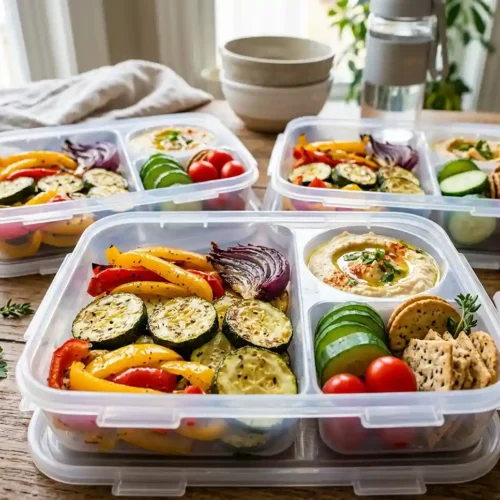 GF Roasted Veggie Hummus Lunch Boxes