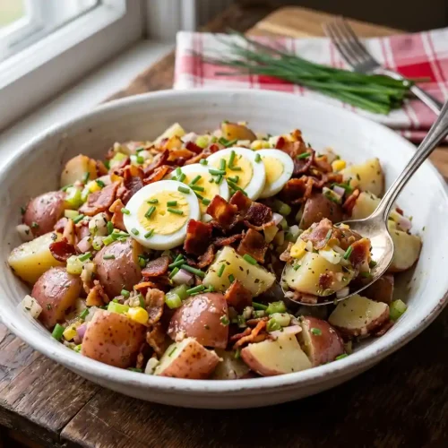 German Potato Salad with Eggs