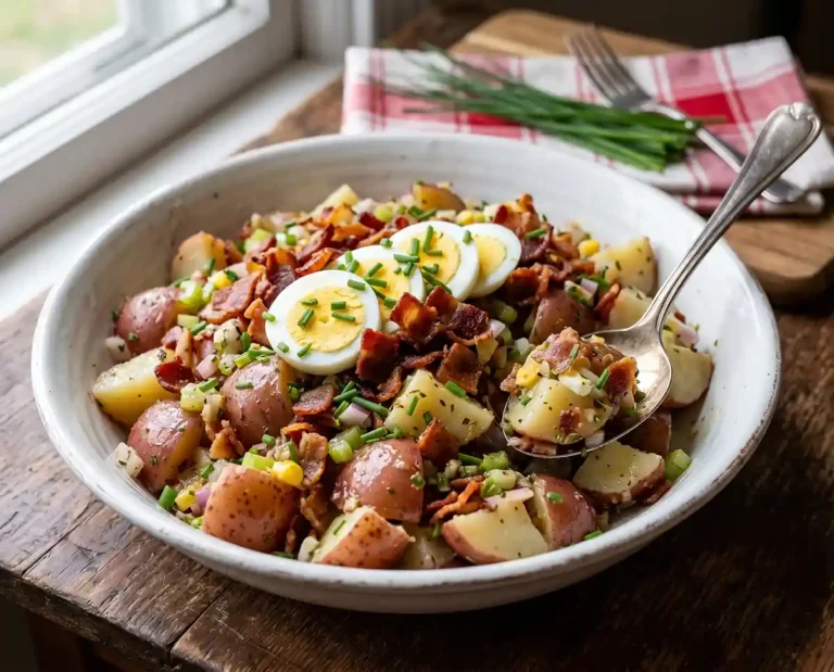 German Potato Salad with Eggs