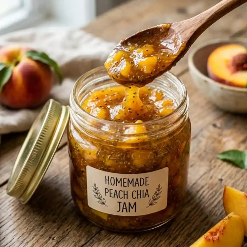 Gluten-Free 3-Ingredient Peach Chia seed Jam 5 Gluten-Free 3-Ingredient Peach Chia seed Jam