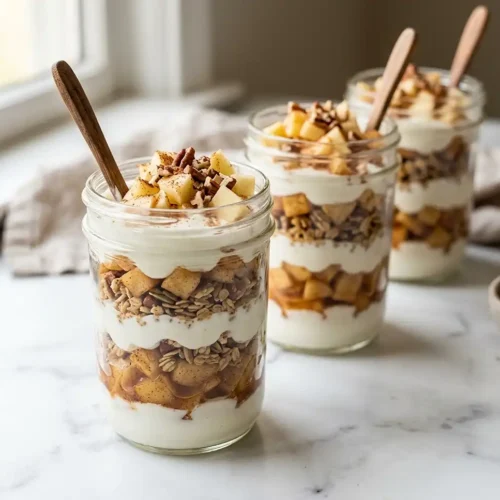 Gluten-Free Apple Pie Breakfast Parfait Jars 5 Gluten-Free Apple Pie Breakfast Parfait Jars