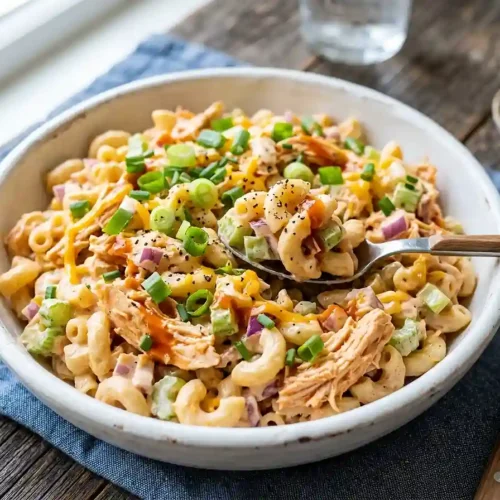 Gluten-Free Buffalo Chicken Macaroni Salad 5 Gluten-Free Buffalo Chicken Macaroni Salad