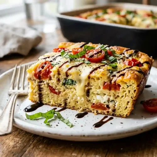 Gluten-Free Caprese Egg Bake Slices 5 Gluten-Free Caprese Egg Bake Slices