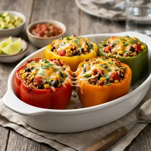 Gluten-Free Chipotle Turkey Stuffed Peppers 5 Gluten-Free Chipotle Turkey Stuffed Peppers