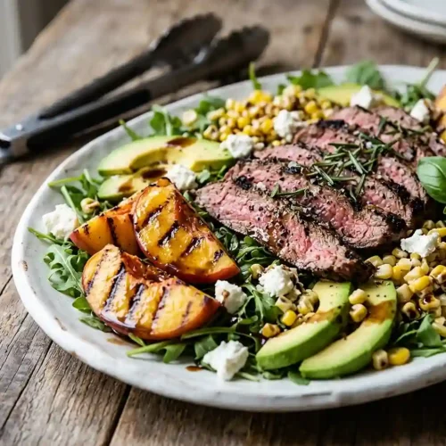 Gluten-Free Grilled Steak and Peach Salad 5 Gluten-Free Grilled Steak and Peach Salad