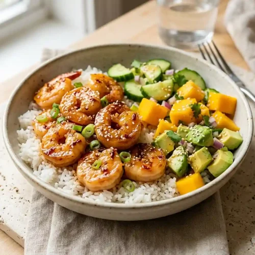 Gluten-Free Hot Honey Shrimp Rice Bowls 5 Gluten-Free Hot Honey Shrimp Rice Bowls