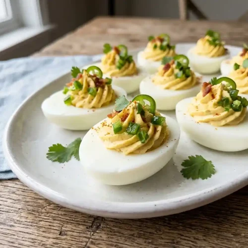 Gluten-Free Jalapeño Popper Deviled Eggs 5 Gluten-Free Jalapeño Popper Deviled Eggs