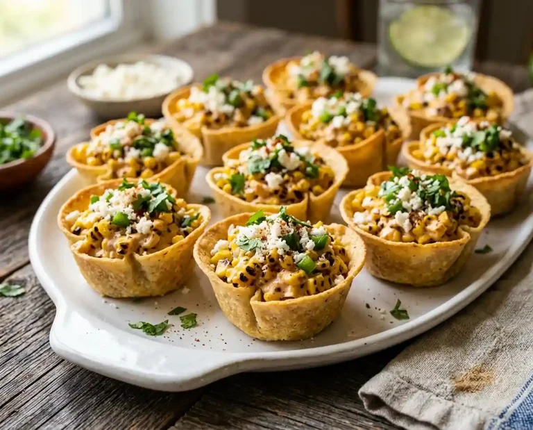 Gluten-Free Mexican Street Corn Nacho Cups